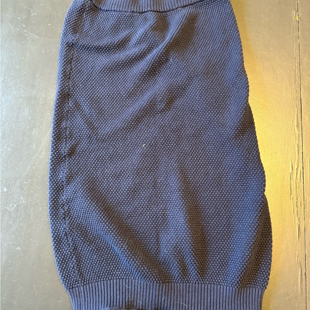 FP Movement by Free People Textured Navy Mini Skirt